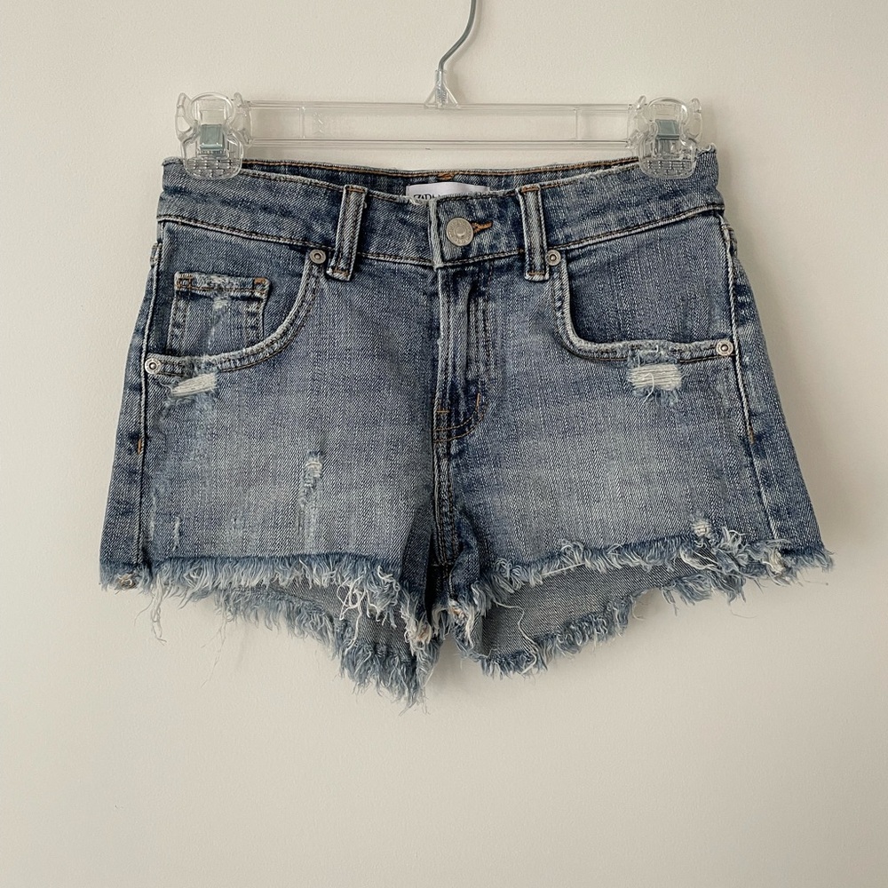 Zara denim shorts